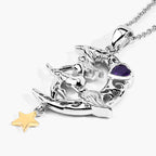 Amethyst Witch Pendant 0.24 Carats Sterling Silver