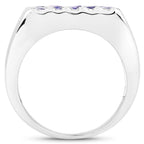 Tanzanite Ring 1.74 Carats Sterling Silver