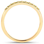 Yellow Diamond Ring 0.26 Carats 14K Yellow Gold