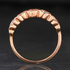 Morganite Ring 0.75 Carats 9K Rose Gold