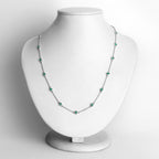 Emerald Necklace 1.78 Carats Sterling Silver