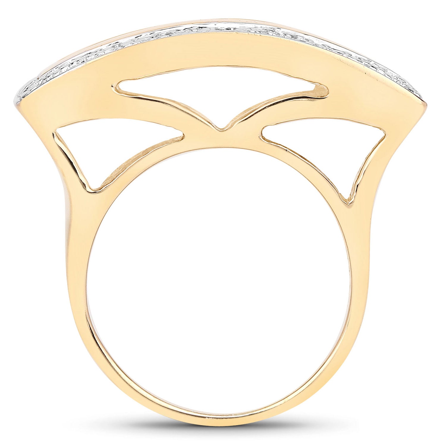 Green Sapphire Ring 1.06 Carats Gold Plated Silver