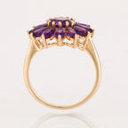 Amethyst Ring 2.53 Carats 9K Yellow Gold