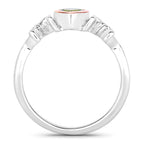 Peridot Mom Ring 0.42 Carats Sterling Silver
