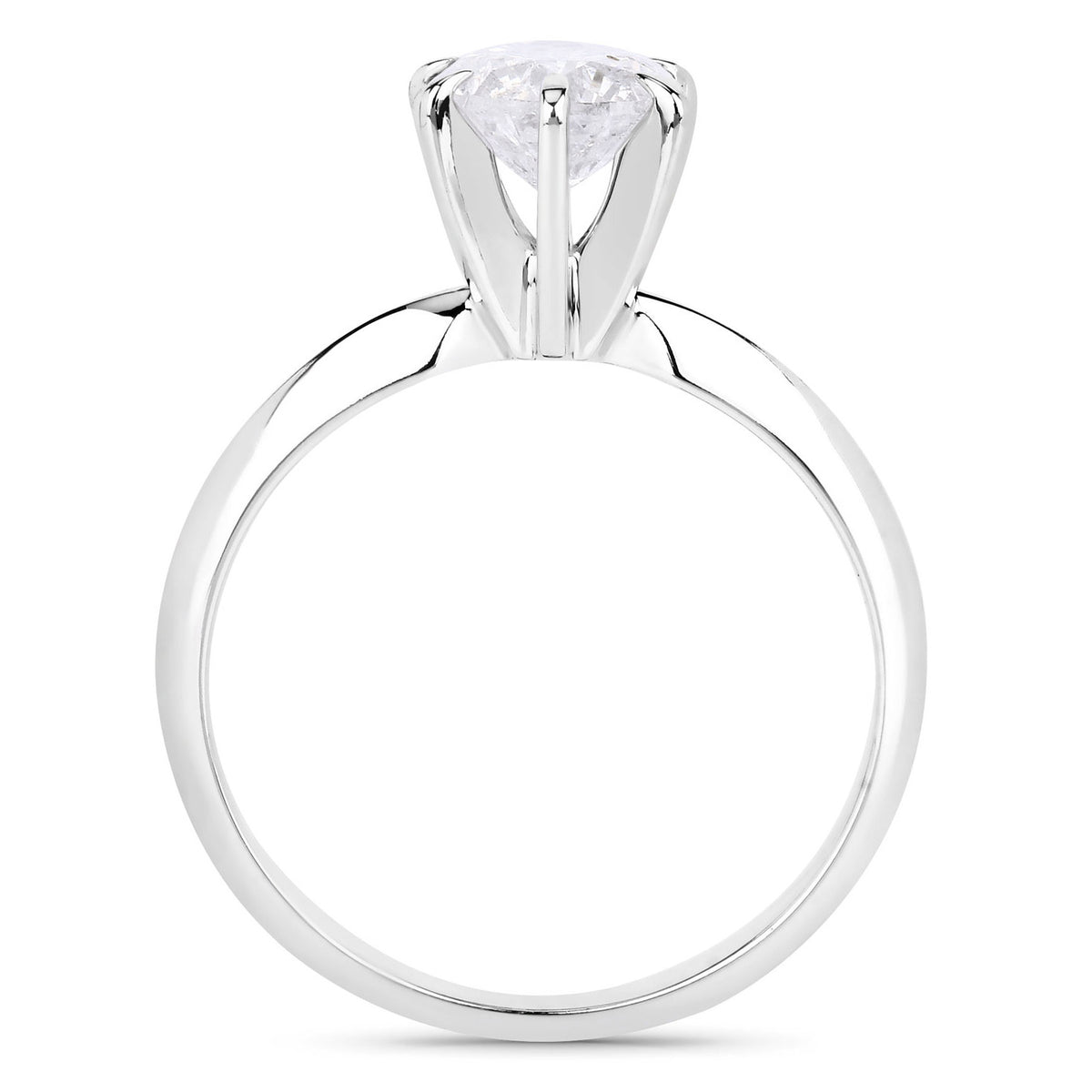 Diamond Ring 1 Carats 14K White Gold