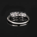 Natural Tanzanite Ring 0.35 Carats Sterling Silver