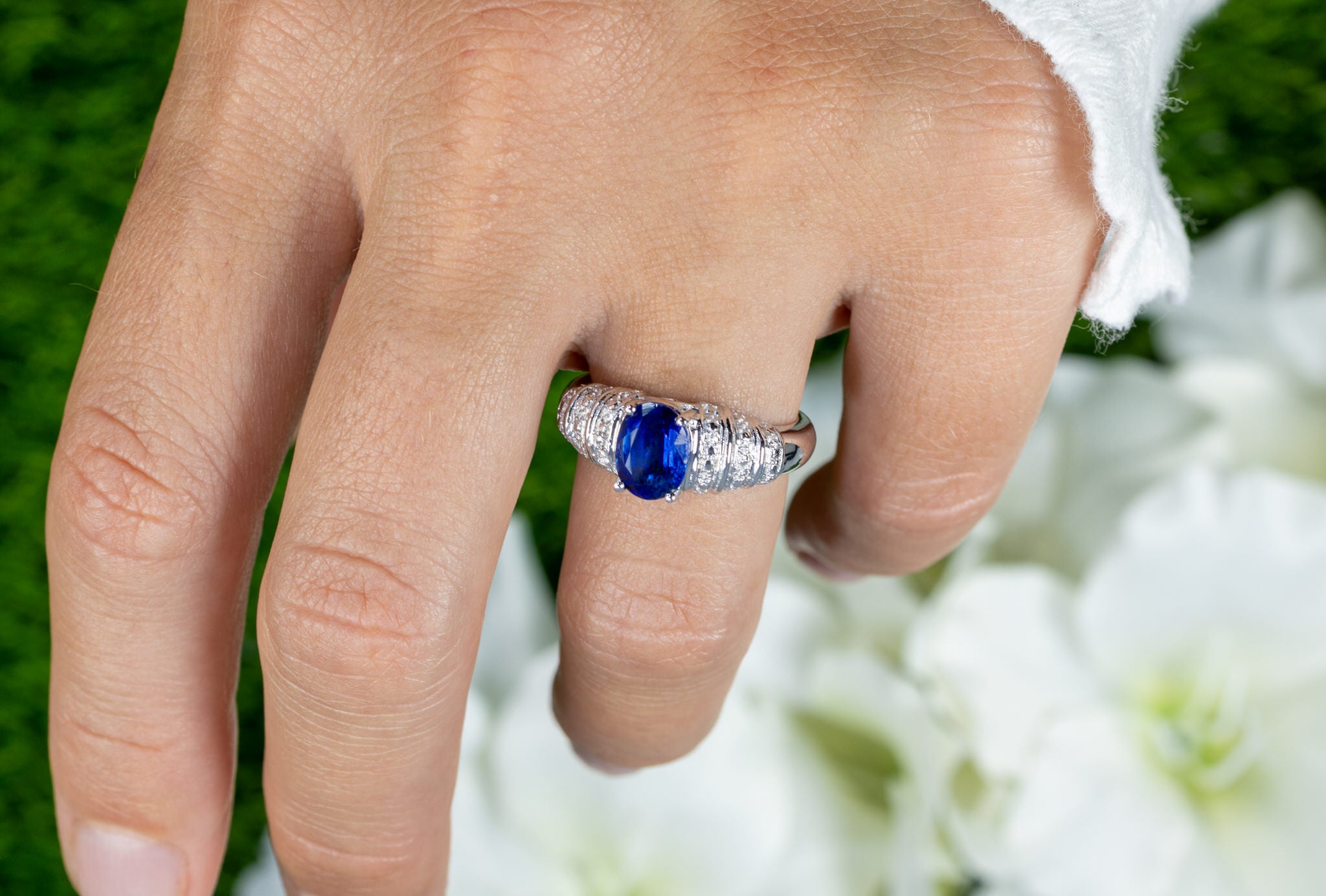 Kyanite Ring 1.39 Carats Sterling Silver