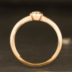 Light Brown Diamond Ring 0.25 Carats 9K Yellow Gold