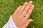 IGI Certified Diamond Ring 1 Carats Total Platinum