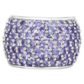 Tanzanite Ring 4.18 Carats Sterling Silver