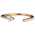 Diamond Arrow Ring 0.07 Carats 9K Yellow Gold
