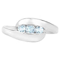 Blue Topaz Ring 0.7 Carats Sterling Silver