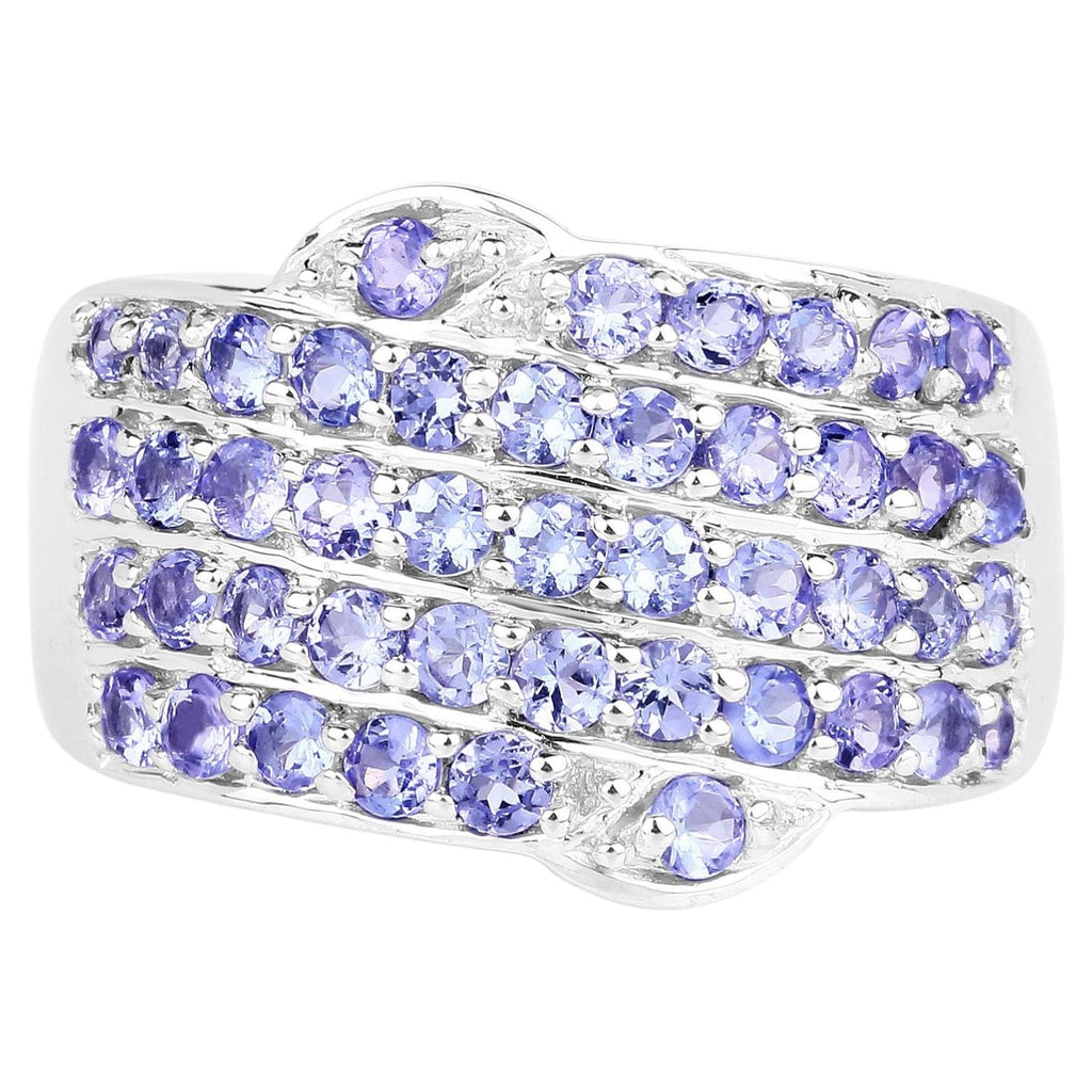 Tanzanite Ring 1.56 Carats Sterling Silver