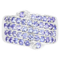 Tanzanite Ring 1.56 Carats Sterling Silver