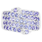 Tanzanite Ring 1.56 Carats Sterling Silver