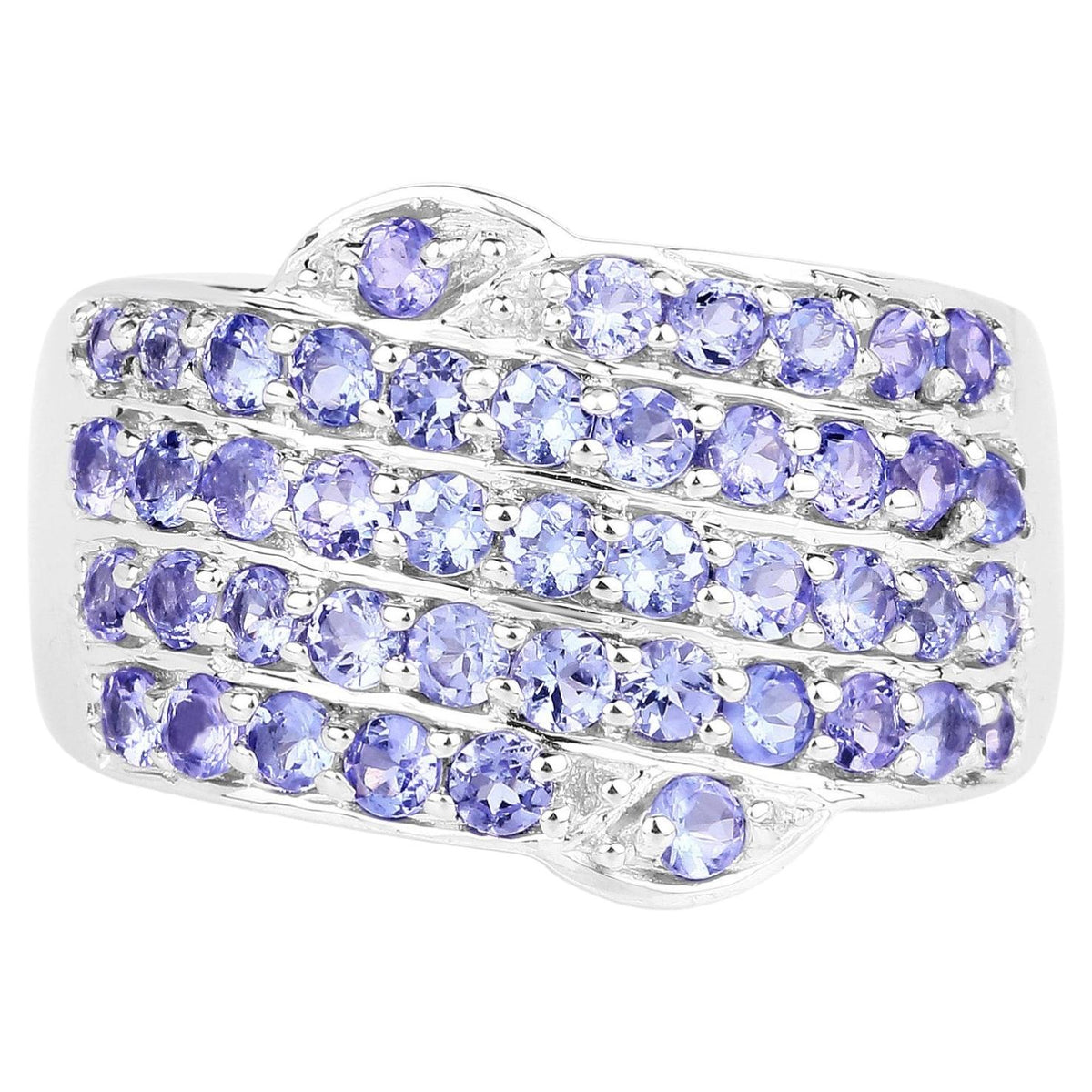 Tanzanite Ring 1.56 Carats Sterling Silver