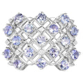 Tanzanite Ring 1.52 Carats Sterling Silver