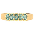 Alexandrite Ring 0.64 Carats 18K Yellow Gold