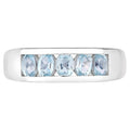 Blue Topaz Ring 0.94 Carats Sterling Silver