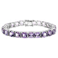 Amethyst Bracelet 28.7 Carats Sterling Silver