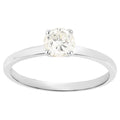 Diamond Ring 0.6 Carats 14K White Gold