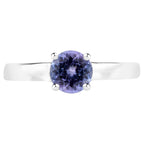 Tanzanite Ring 0.94 Carats Sterling Silver