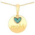 Emerald Pendant 0.16 Carats Gold Plated Silver