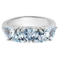 Blue Topaz Ring 2.48 Carats Sterling Silver