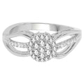 Diamond Ring 0.2 Carats 14K White Gold