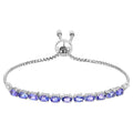Tanzanite Bracelet 2.28 Carats Sterling Silver