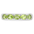 Peridot Ring 0.84 Carats Sterling Silver