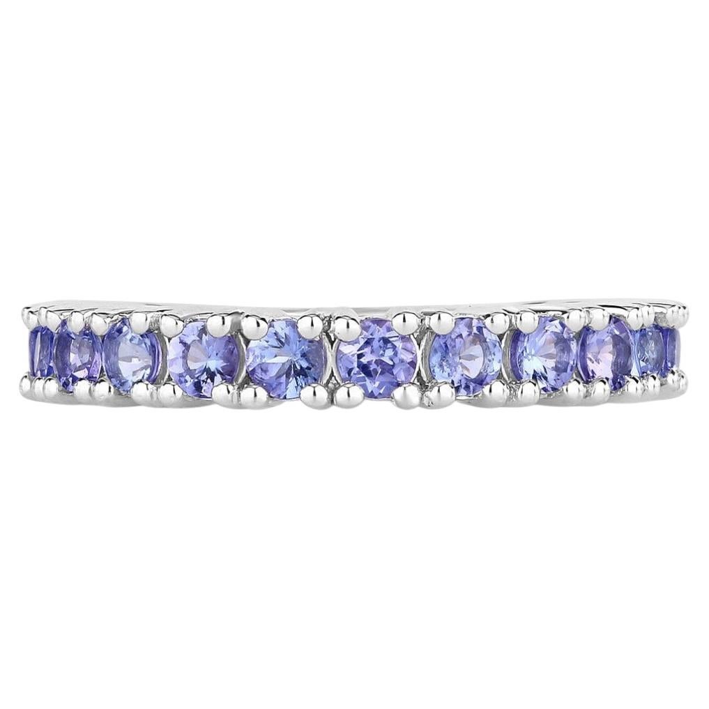 Tanzanite Ring 1.68 Carats Sterling Silver
