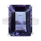 Amethyst Ring 11.4 Carats Sterling Silver