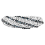 Multicolor Diamond Ring 1.22 Carats Sterling Silver