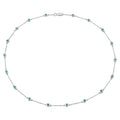Emerald Necklace 1.78 Carats Sterling Silver