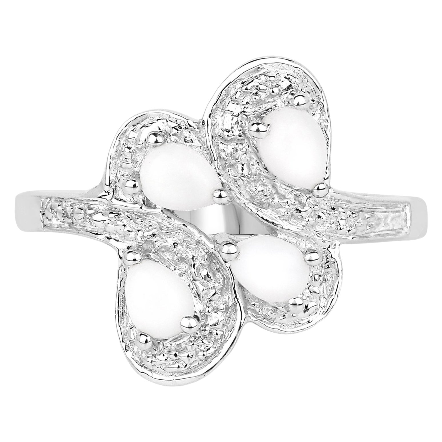 Opal Ring 0.58 Carats Sterling Silver