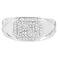Diamond Ring 0.26 Carats Sterling Silver