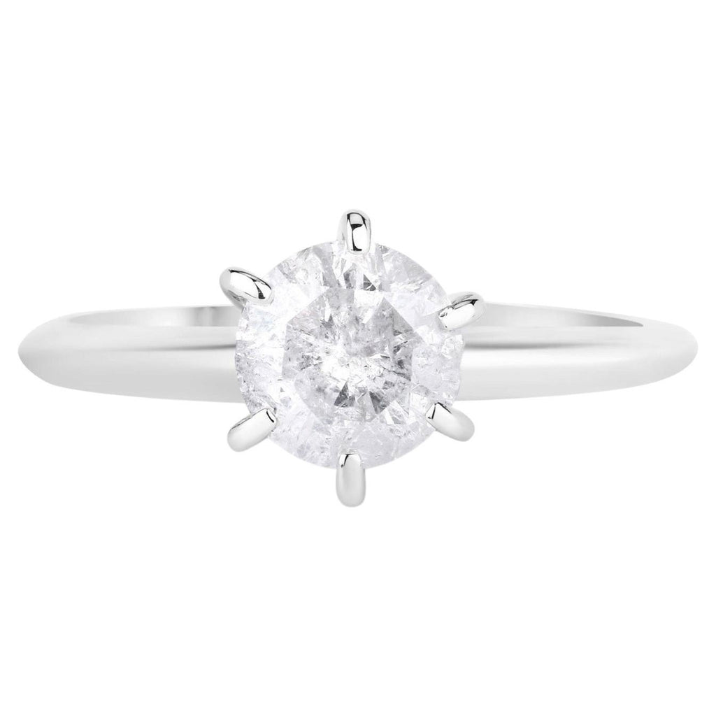 Diamond Ring 1 Carats 14K White Gold