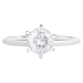 Diamond Ring 1 Carats 14K White Gold