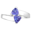 Tanzanite Ring 0.84 Carats Sterling Silver