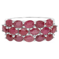 Ruby Ring 3.5 Carats Sterling Silver