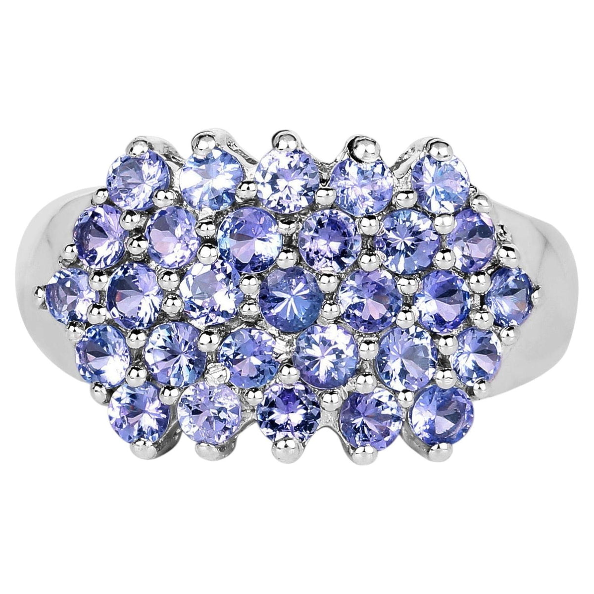 Tanzanite Ring 2.02 Carats Sterling Silver