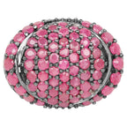 Ruby Ring 3.3 Carats Sterling Silver