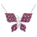 Ruby Pendant 3.1 Carats Sterling Silver