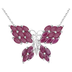 Ruby Pendant 3.1 Carats Sterling Silver