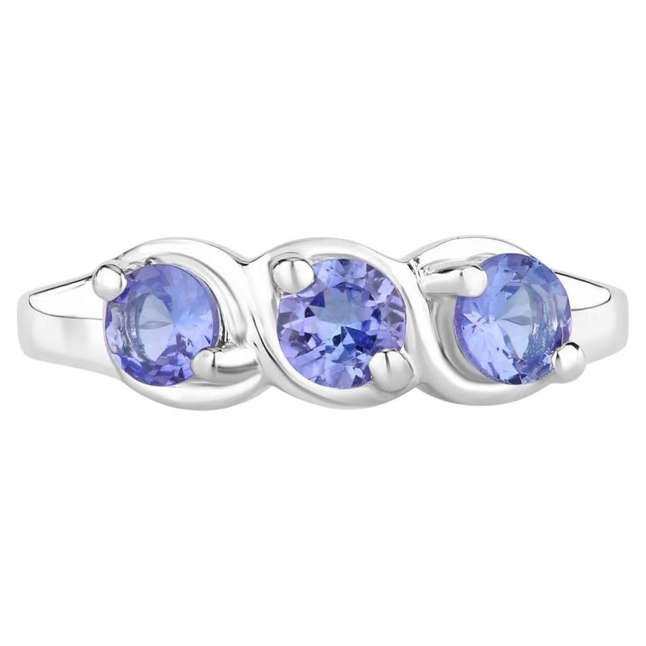 Tanzanite Ring 1.04 Carats Sterling Silver