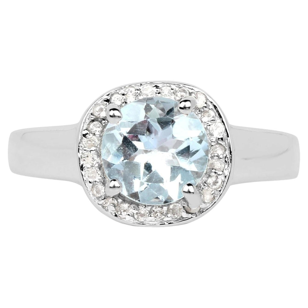 Multicolor Topaz Ring 2.34 Carats Sterling Silver