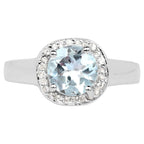 Multicolor Topaz Ring 2.34 Carats Sterling Silver