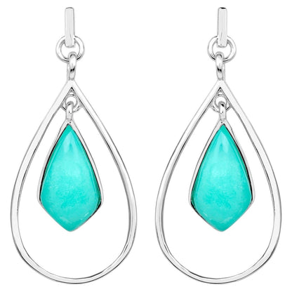 Crysopharse Earrings 8.78 Carats Sterling Silver
