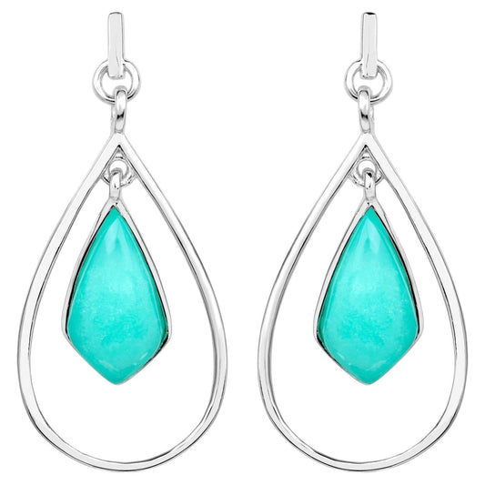 Crysopharse Earrings 8.78 Carats Sterling Silver